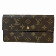 Pre-owned Fabric wallets Louis Vuitton Vintage , Brown , Dames