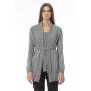 Trendy Vest met Riem en Monogram Baldinini , Gray , Dames