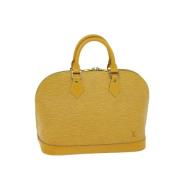 Pre-owned Leather louis-vuitton-bags Louis Vuitton Vintage , Yellow , ...