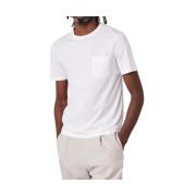 Korte mouw zak T-shirt Officine Générale , White , Heren