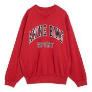 Crewneck Sweatshirt voor vrouwen Anine Bing , Red , Dames