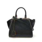 Pre-owned Leather fendi-bags Fendi Vintage , Black , Dames