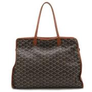 Pre-owned Canvas totes Goyard Vintage , Black , Dames