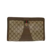 Pre-owned Leather gucci-bags Gucci Vintage , Beige , Dames