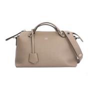 Pre-owned Leather fendi-bags Fendi Vintage , Gray , Dames