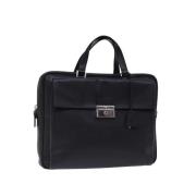 Pre-owned Leather handbags Prada Vintage , Black , Dames