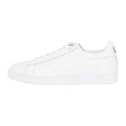 Witte Sneakers met Logo Emporio Armani EA7 , White , Heren