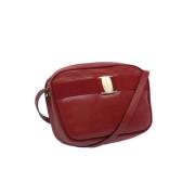 Pre-owned Leather shoulder-bags Salvatore Ferragamo Pre-owned , Red , ...