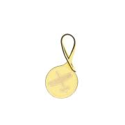 Leren Dames Sleutelhanger Accessoires Trussardi , Yellow , Dames