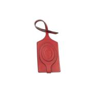 Leren Heren Sleutelhanger Accessoires Trussardi , Red , Heren