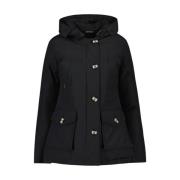 Klassieke 4-Pocket Parka in True Black Airforce , Black , Dames