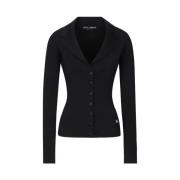 Jas met vallende revers Dolce & Gabbana , Black , Dames