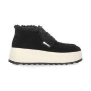 Zwarte Suède Leren Loafer Vrouw ASH , Black , Dames