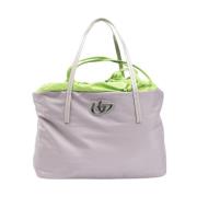 Stoffen en Synthetisch Leren Shopper Tas Byblos , Gray , Dames