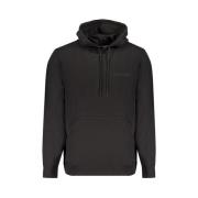 Zwarte Katoenen Hoodie Sweatshirt Logo Print Calvin Klein , Black , Un...