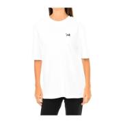 T-shirt met korte mouwen en geborduurd detail Calvin Klein , White , D...