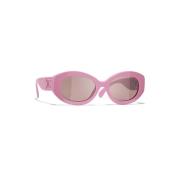 Ch5528 177653 Sunglasses Chanel , Pink , Dames