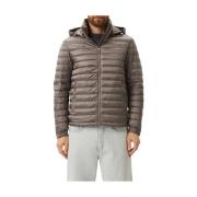 Waterdichte Korte Hoodie - Donsveren add , Gray , Heren