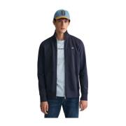 Ritssluiting Sweatshirt Shield Gant , Blue , Heren