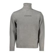 Grijze trui met lange mouwen en logo Guess , Gray , Heren