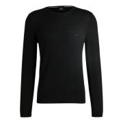 Ronde hals trui Hugo Boss , Black , Heren