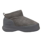 Lage Suède Laarzen Antraciet Moon Boot , Gray , Dames