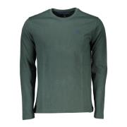 Lange Mouw Heren T-shirt Groen La Martina , Green , Heren