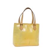 Pre-owned Leather shoulder-bags Louis Vuitton Vintage , Beige , Dames