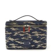 Pre-owned Canvas handbags Christian Louboutin Pre-owned , Blue , Dames