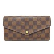 Pre-owned Canvas wallets Louis Vuitton Vintage , Brown , Dames