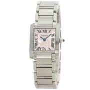 Pre-owned Stainless Steel watches Cartier Vintage , Gray , Dames