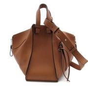 Pre-owned Leather handbags Loewe Pre-owned , Brown , Dames