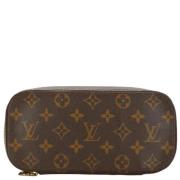 Pre-owned Canvas handbags Louis Vuitton Vintage , Brown , Dames