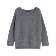 Grijze Weekendtrui Chic Stijl Max Mara Weekend , Gray , Dames