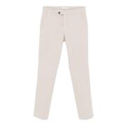 Beige Katoenen Chinos Broek Briglia , Beige , Heren