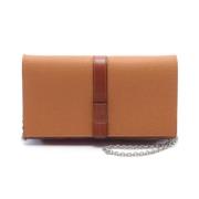 Pre-owned Leather shoulder-bags Loewe Pre-owned , Brown , Dames