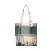 Groene Zachte Shopper Tas Liu Jo , Green , Dames