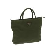 Pre-owned Nylon handbags Prada Vintage , Green , Dames