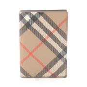 Pre-owned Canvas wallets Burberry Vintage , Beige , Dames