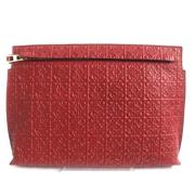 Pre-owned Leather handbags Loewe Pre-owned , Red , Dames