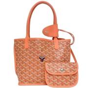 Pre-owned Canvas handbags Goyard Vintage , Pink , Dames