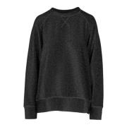 Lurex Lange Mouw Raglan Trui Ottod'Ame , Black , Dames