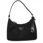 Pre-owned Nylon prada-bags Prada Vintage , Black , Dames