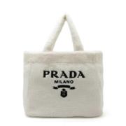 Pre-owned Fabric prada-bags Prada Vintage , White , Dames