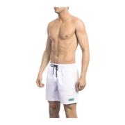 Strandkleding - Voorlogo Achterprint Bikkembergs , White , Heren