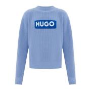 Dames Trui Sloger_B Hugo Boss , Blue , Dames