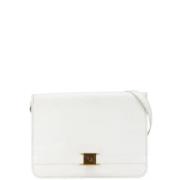 Pre-owned Leather dior-bags Dior Vintage , White , Dames