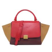 Pre-owned Leather handbags Celine Vintage , Red , Dames