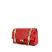 Pre-owned Leather chanel-bags Chanel Vintage , Red , Dames