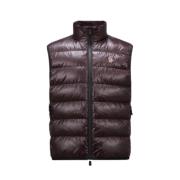 Gewatteerd Puffer Vest voor Mannen Moncler , Red , Heren